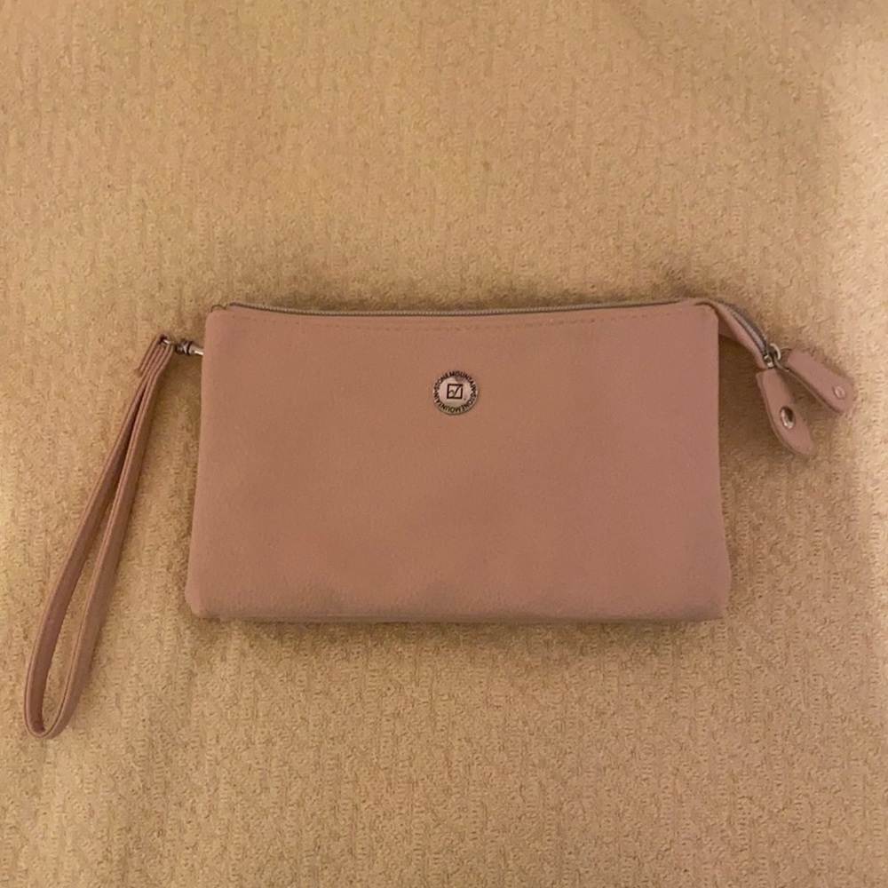 Pink clutch bag!